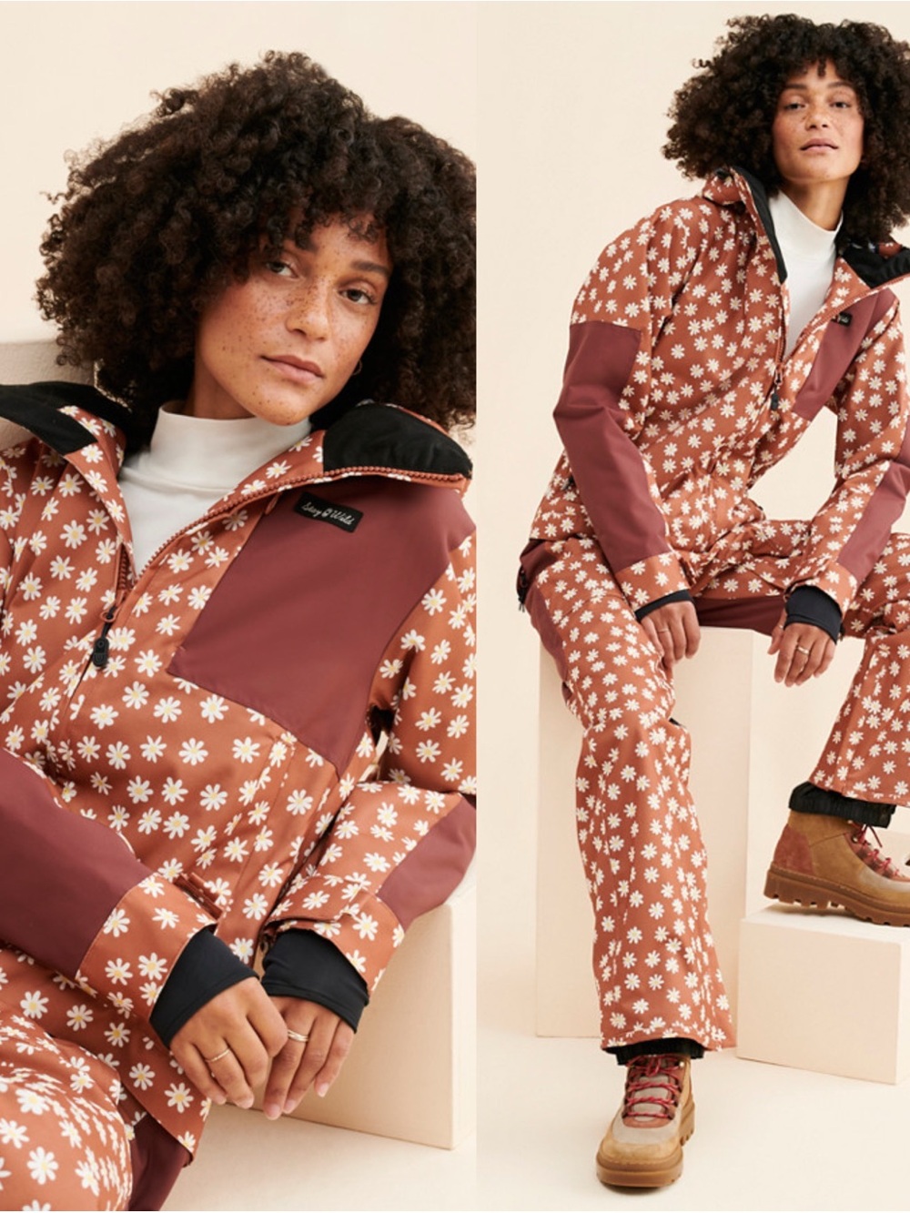 Airblaster Floral Printed Snowsuit Small